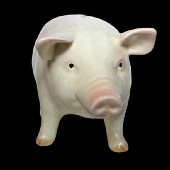 Vintage Otagiri Life Like Piggy Bank Cover On Bottom Coin Removal Home Decor - Picture 2 of 7